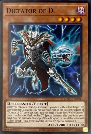 Dictator of D. (Unlimited Misprint) [SDWD-EN015] Common - Yu-Gi-Oh! - Card Brawlers | Quebec | Canada |