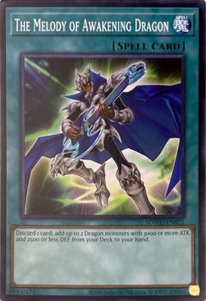 The Melody of Awakening Dragon (Unlimited Misprint) [SDWD-EN022] Common - Yu-Gi-Oh! - Card Brawlers | Quebec | Canada |