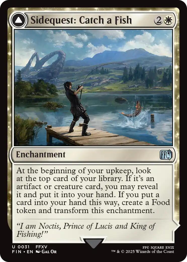Sidequest: Catch a Fish // Cooking Campsite [FINAL FANTASY] - Magic: The Gathering - Card Brawlers | Quebec | Canada |