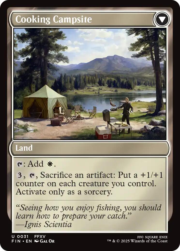 Sidequest: Catch a Fish // Cooking Campsite [FINAL FANTASY] - Magic: The Gathering - Card Brawlers | Quebec | Canada |