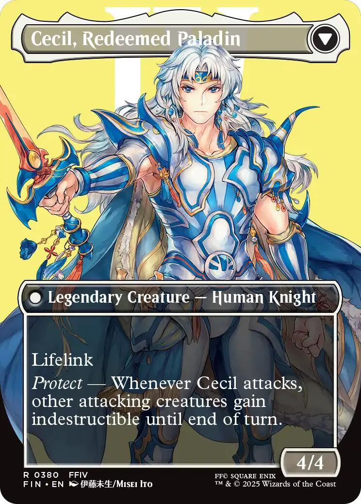 Cecil, Dark Knight // Cecil, Redeemed Paladin (Borderless) [FINAL FANTASY] - Magic: The Gathering - Card Brawlers | Quebec | Canada |