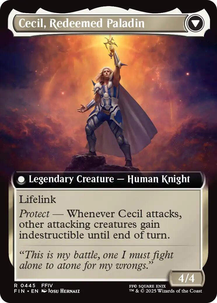 Cecil, Dark Knight // Cecil, Redeemed Paladin (Extended Art) [FINAL FANTASY] - Magic: The Gathering - Card Brawlers | Quebec | Canada |
