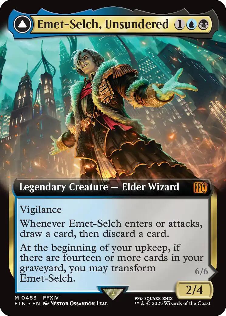 Emet-Selch, Unsundered // Hades, Sorcerer of Eld (Extended Art) [FINAL FANTASY] - Magic: The Gathering - Card Brawlers | Quebec | Canada |