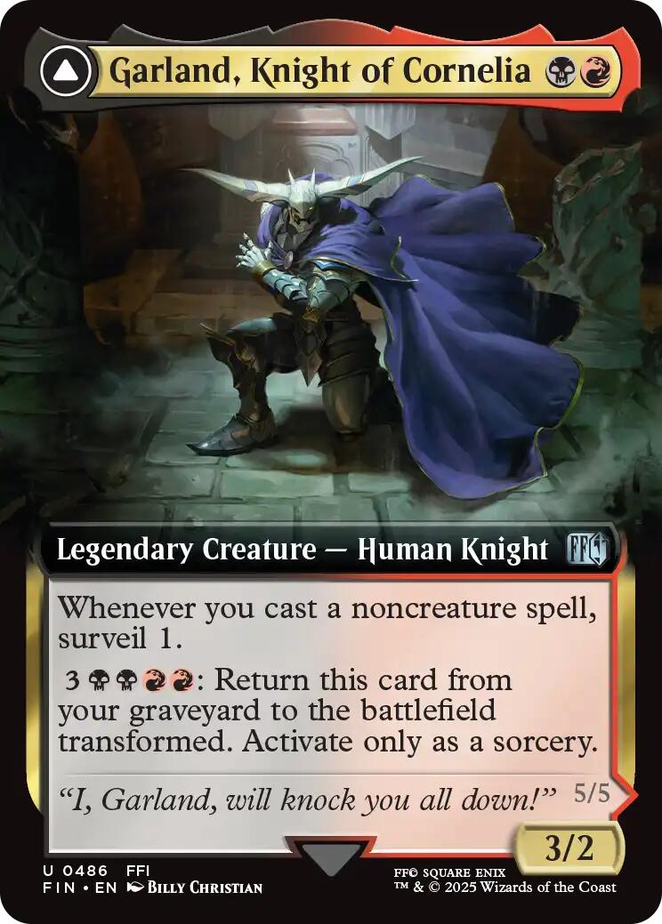 Garland, Knight of Cornelia // Chaos, the Endless (Extended Art) [FINAL FANTASY] - Magic: The Gathering - Card Brawlers | Quebec | Canada |