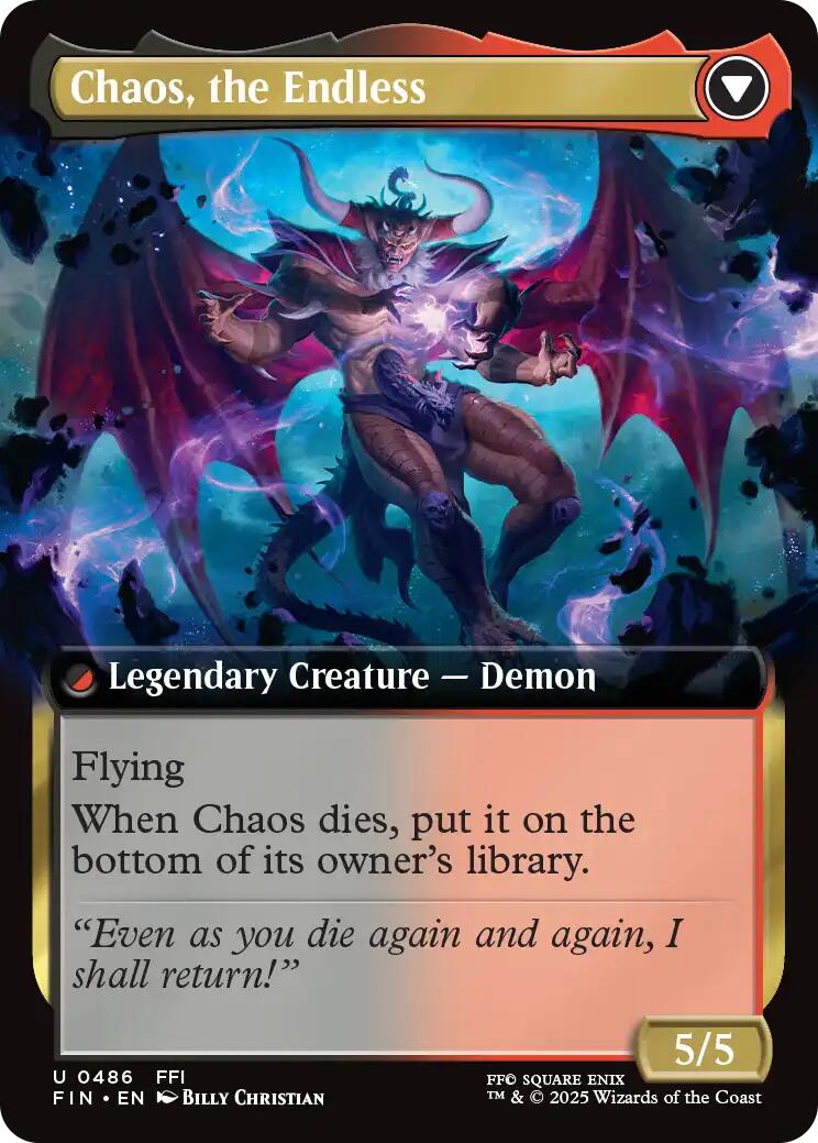 Garland, Knight of Cornelia // Chaos, the Endless (Extended Art) [FINAL FANTASY] - Magic: The Gathering - Card Brawlers | Quebec | Canada |