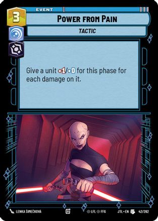 Power from Pain (042/262) (042/257) [Jump to Lightspeed] - Fantasy Flight Games - Card Brawlers | Quebec | Canada |