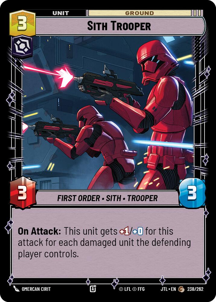 Sith Trooper (238/262) (238/257) [Jump to Lightspeed] - Fantasy Flight Games - Card Brawlers | Quebec | Canada |