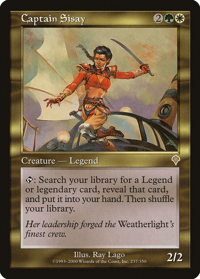 Captain Sisay [Invasion] - Magic: The Gathering - Card Brawlers | Quebec | Canada |