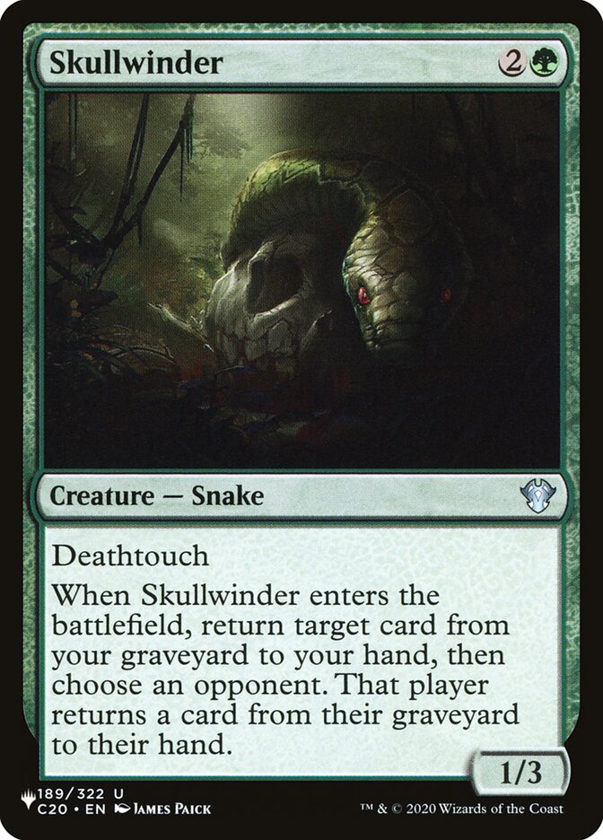 Skullwinder [The List] - Magic: The Gathering - Card Brawlers | Quebec | Canada |