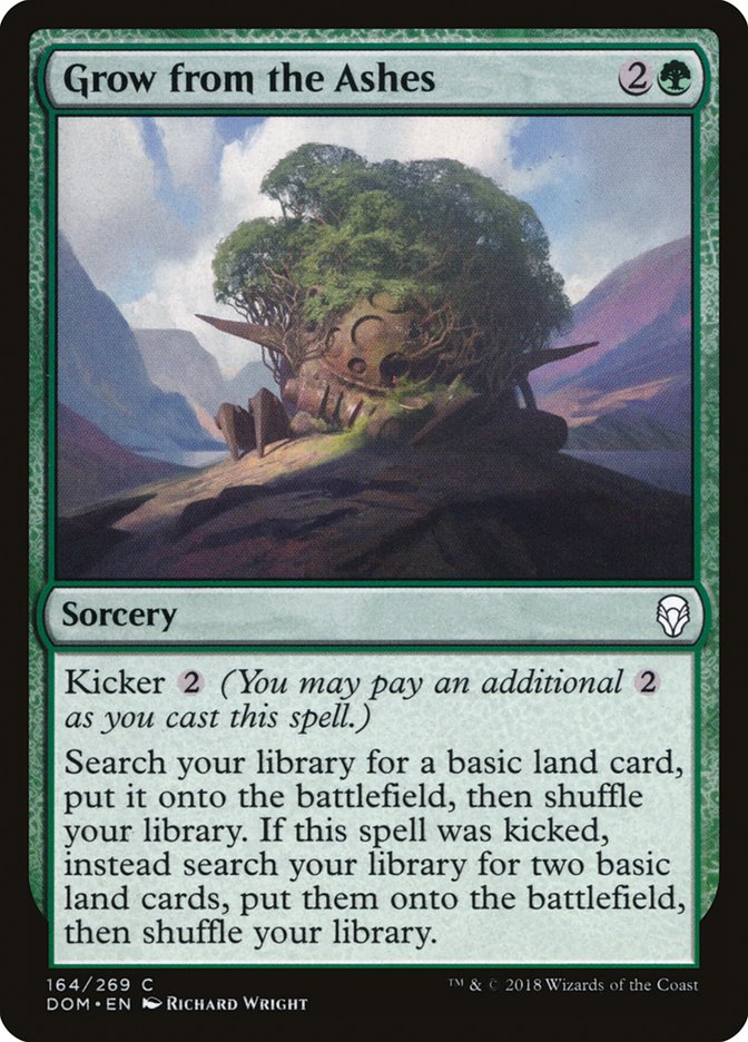 Grow from the Ashes [Dominaria] - Magic: The Gathering - Card Brawlers | Quebec | Canada |