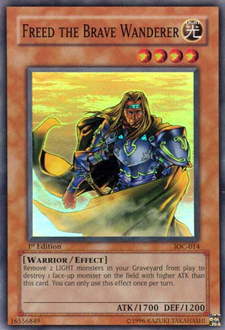 Freed the Brave Wanderer [IOC-014] Super Rare - Yu-Gi-Oh! - Card Brawlers | Quebec | Canada |