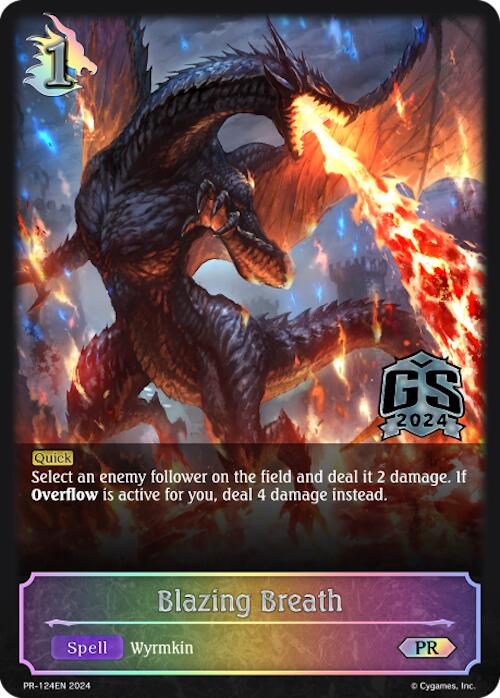Blazing Breath - PR-124 (PR-124EN) [Promotional Cards] - Bushiroad - Card Brawlers | Quebec | Canada |