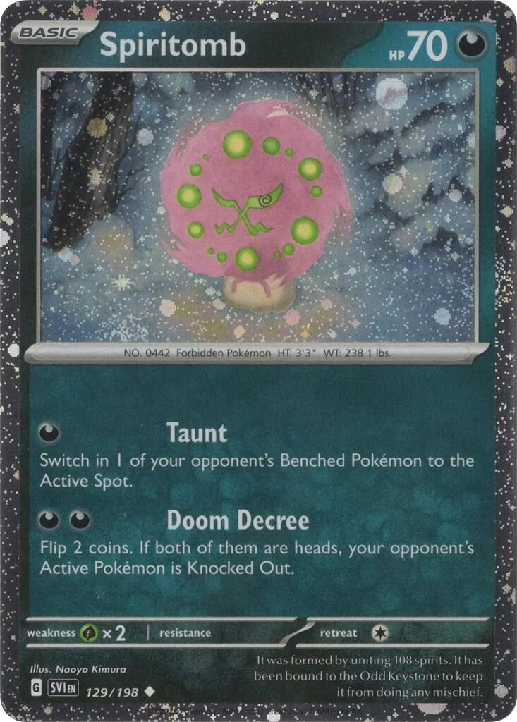 Spiritomb (129/198) (Cosmo Holo) [Scarlet & Violet: Black Star Promos] - Pokémon - Card Brawlers | Quebec | Canada |