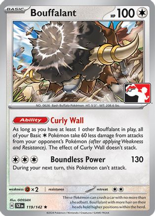 Bouffalant (119/142) [Prize Pack Series Cards]