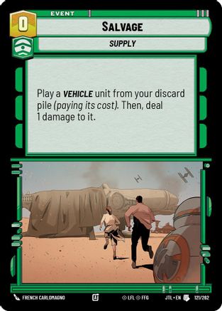 Salvage (121/262) (121/257) [Jump to Lightspeed] - Fantasy Flight Games - Card Brawlers | Quebec | Canada |