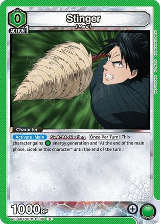 Stinger (UE06BT/OPM-1-036) - UE06BT One Punch Man - UE06BT: One Punch Man - Card Brawlers | Quebec | Canada |