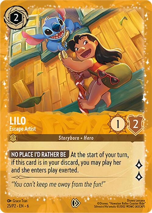 Lilo - Escape Artist (25) [Promo Cards] - Disney - Card Brawlers | Quebec | Canada |
