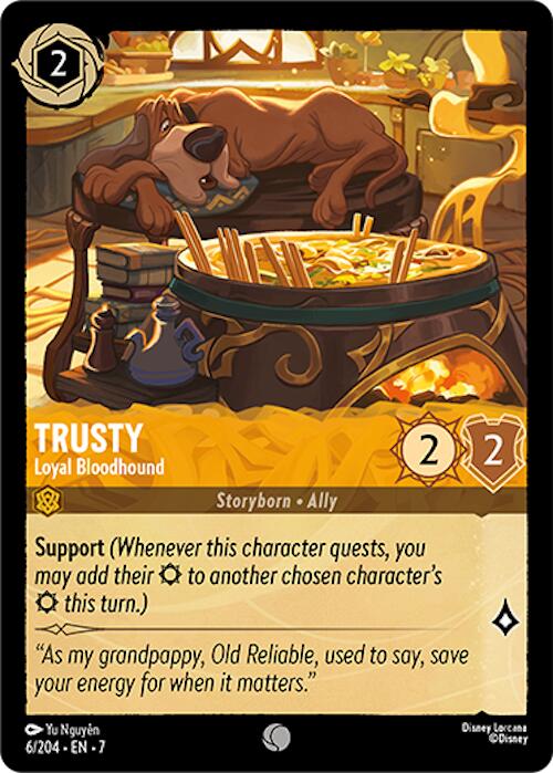 Trusty - Loyal Bloodhound (6/204) [Archazia's Island] - Disney - Card Brawlers | Quebec | Canada |