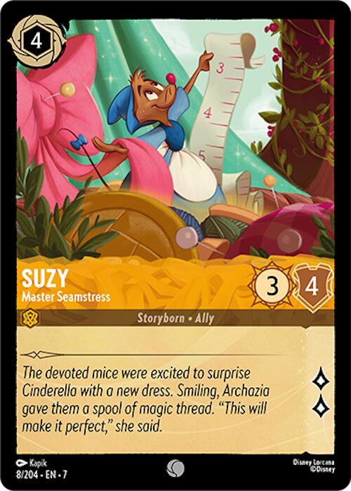 Suzy - Master Seamstress (8/204) [Archazia's Island] - Disney - Card Brawlers | Quebec | Canada |