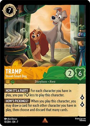 Tramp - Street-Smart Dog (10/204) [Archazia's Island] - Disney - Card Brawlers | Quebec | Canada |