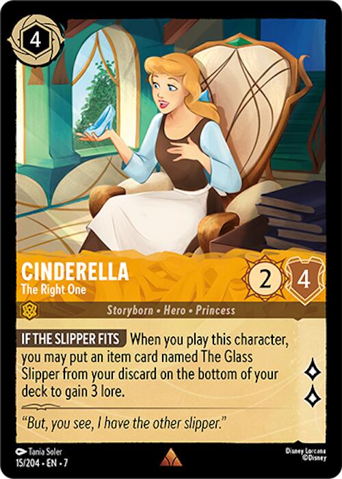 Cinderella - The Right One (15/204) [Archazia's Island] - Disney - Card Brawlers | Quebec | Canada |