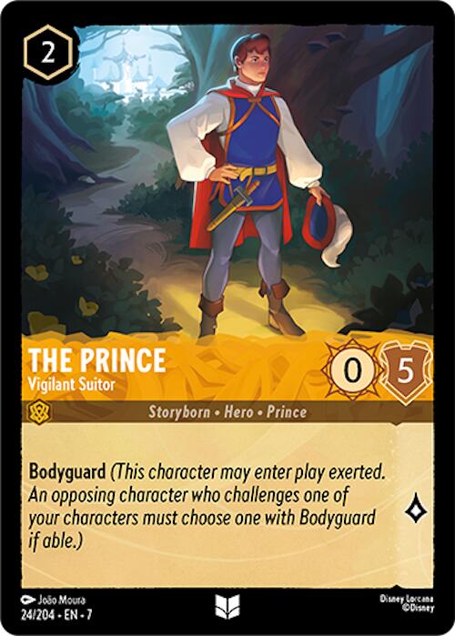 The Prince - Vigilant Suitor (24/204) [Archazia's Island] - Disney - Card Brawlers | Quebec | Canada |