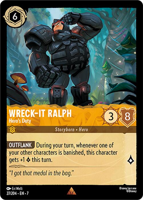 Wreck It Ralph - Hero's Duty (27/204) [Archazia's Island] - Disney - Card Brawlers | Quebec | Canada |