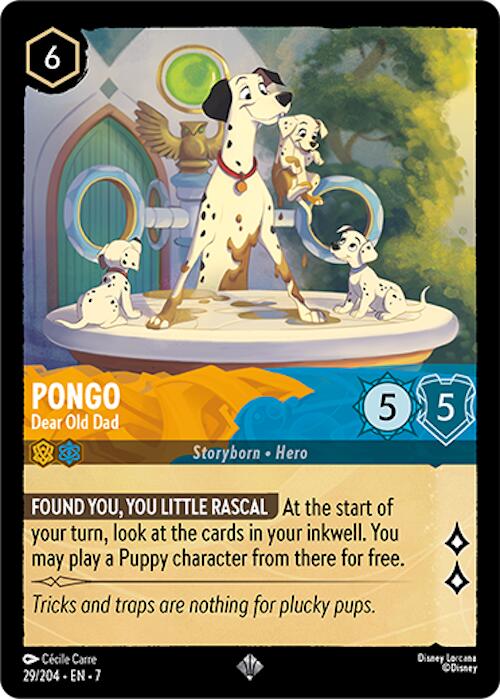 Pongo - Dear Old Dad (29/204) [Archazia's Island] - Disney - Card Brawlers | Quebec | Canada |