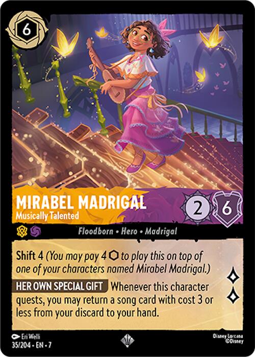 Mirabel Madrigal - Musically Talented (35/204) [Archazia's Island] - Disney - Card Brawlers | Quebec | Canada |