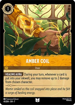Amber Coil (41/204) [Archazia's Island] - Disney - Card Brawlers | Quebec | Canada |