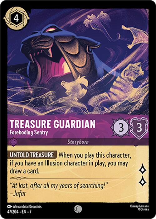 Treasure Guardian - Foreboding Sentry (47/204) [Archazia's Island] - Disney - Card Brawlers | Quebec | Canada |