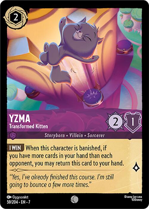Yzma - Transformed Kitten (59/204) [Archazia's Island] - Disney - Card Brawlers | Quebec | Canada |