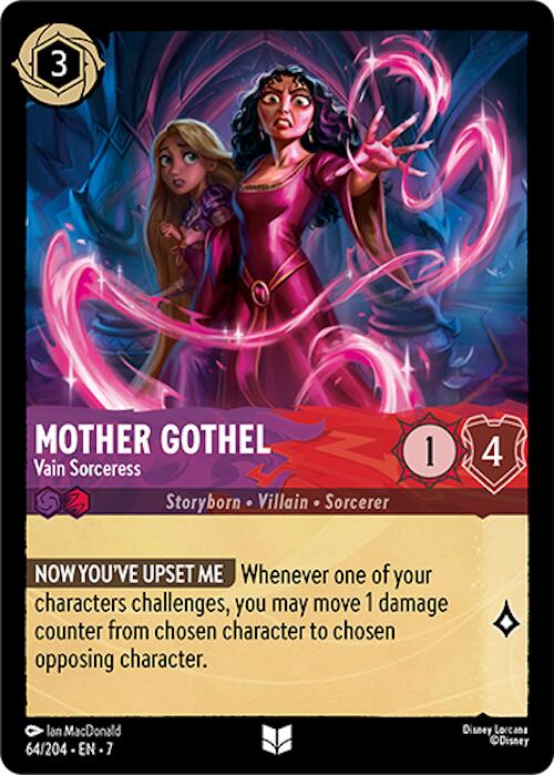 Mother Gothel - Vain Sorceress (64/204) [Archazia's Island] - Disney - Card Brawlers | Quebec | Canada |