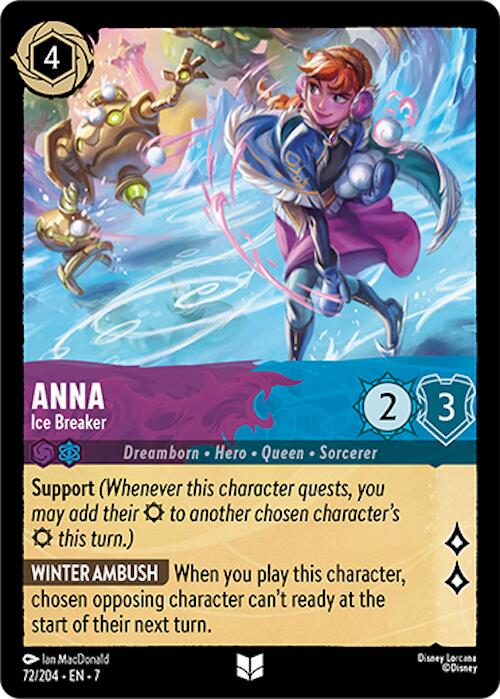 Anna - Ice Breaker (72/204) [Archazia's Island] - Disney - Card Brawlers | Quebec | Canada |