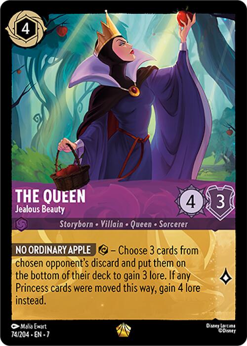 The Queen - Jealous Beauty (74/204) [Archazia's Island] - Disney - Card Brawlers | Quebec | Canada |