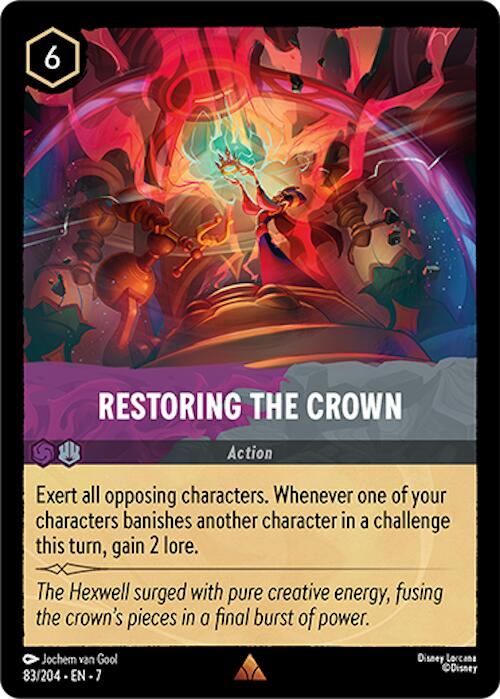 Restoring the Crown (83/204) [Archazia's Island] - Disney - Card Brawlers | Quebec | Canada |