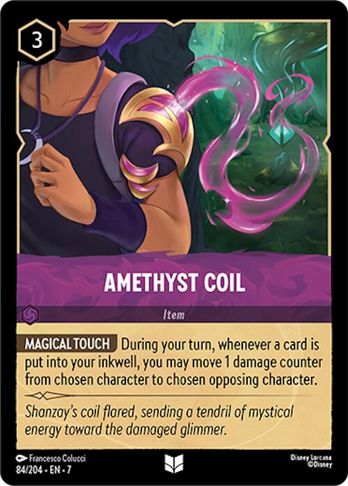 Amethyst Coil (84/204) [Archazia's Island] - Disney - Card Brawlers | Quebec | Canada |