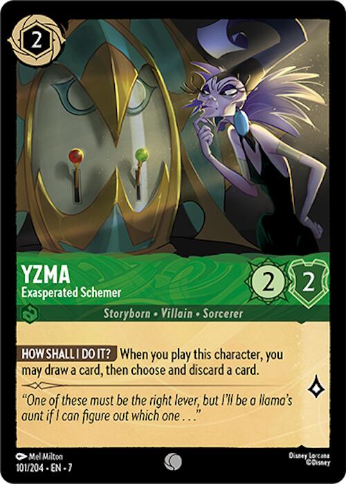 Yzma - Exasperated Schemer (101/204) [Archazia's Island] - Disney - Card Brawlers | Quebec | Canada |