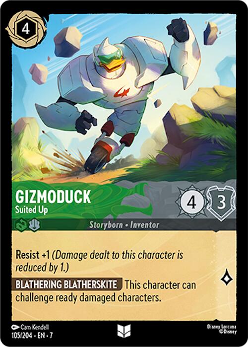 Gizmoduck - Suited Up (105/204) [Archazia's Island] - Disney - Card Brawlers | Quebec | Canada |
