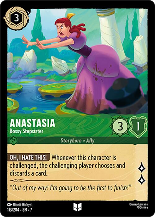 Anastasia - Bossy Stepsister (113/204) [Archazia's Island] - Disney - Card Brawlers | Quebec | Canada |