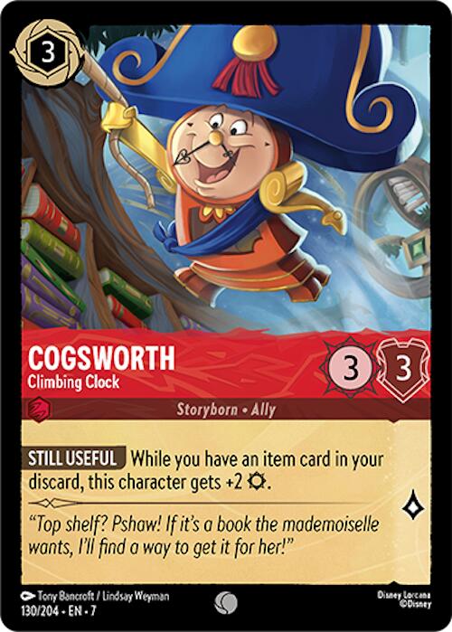 Cogsworth - Climbing Clock (130/204) [Archazia's Island] - Disney - Card Brawlers | Quebec | Canada |