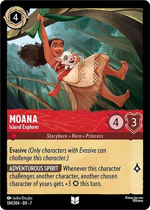 Moana - Island Explorer (134/204) [Archazia's Island] - Disney - Card Brawlers | Quebec | Canada |