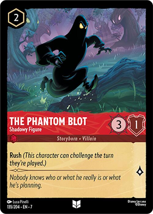 The Phantom Blot - Shadowy Figure (135/204) [Archazia's Island] - Disney - Card Brawlers | Quebec | Canada |