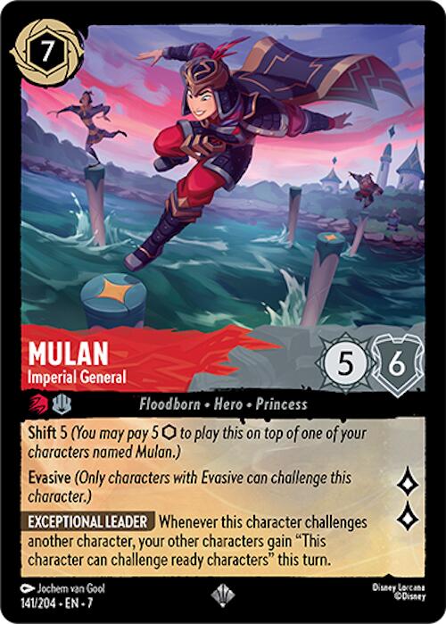 Mulan - Imperial General (141/204) [Archazia's Island] - Disney - Card Brawlers | Quebec | Canada |
