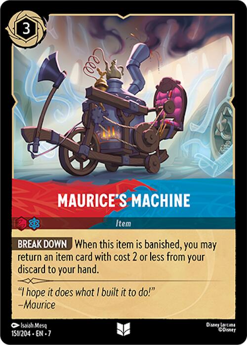 Maurice's Machine (151/204) [Archazia's Island] - Disney - Card Brawlers | Quebec | Canada |