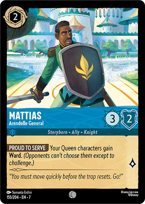 Mattias - Arendelle General (155/204) [Archazia's Island] - Disney - Card Brawlers | Quebec | Canada |