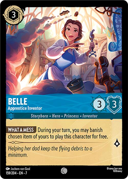 Belle - Apprentice Inventor (159/204) [Archazia's Island] - Disney - Card Brawlers | Quebec | Canada |