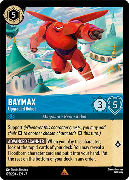 Baymax - Upgraded Robot (175/204) [Archazia's Island] - Disney - Card Brawlers | Quebec | Canada |