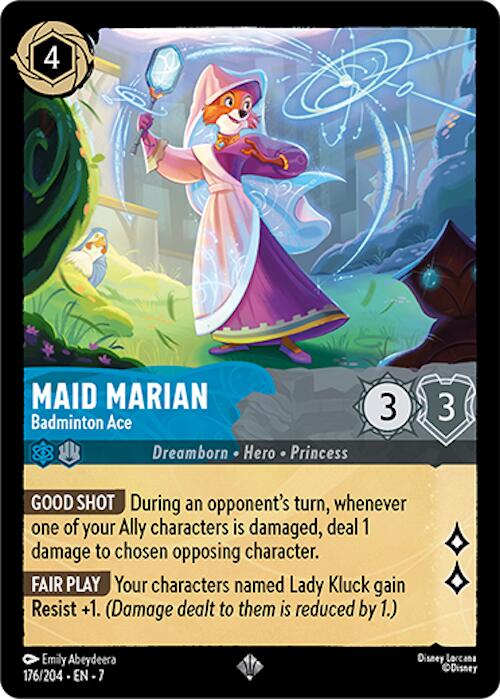 Maid Marian - Badminton Ace (176/204) [Archazia's Island] - Disney - Card Brawlers | Quebec | Canada |