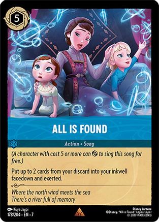 All Is Found (178/204) [Archazia's Island] - Disney - Card Brawlers | Quebec | Canada |
